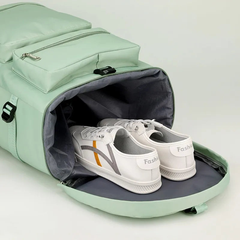Multi Pocket Travel Backpack Bag - Premium travel-bag from Trendsi - Just $44.99! Shop now at Handbags Specialist Headquarter