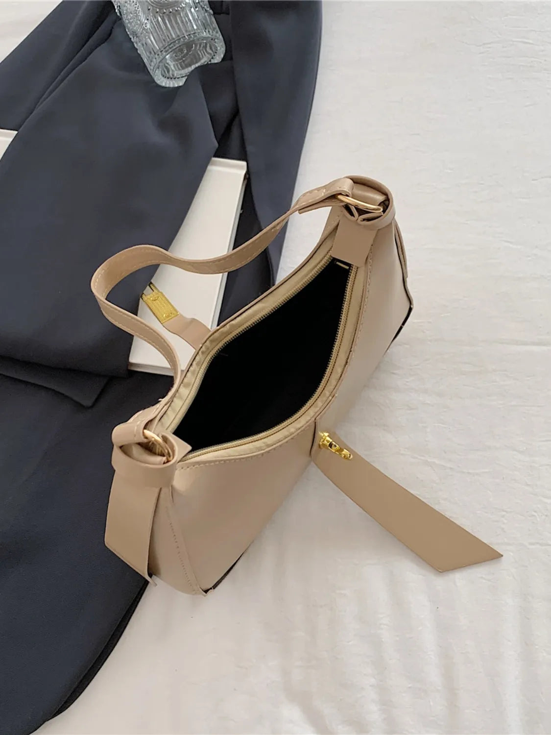 PU Leather Shoulder Bag.