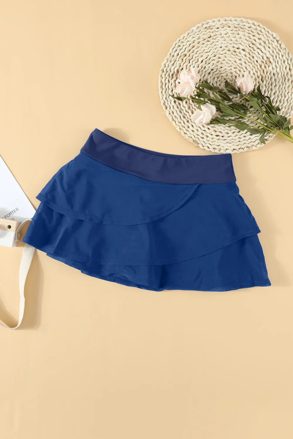 Elastic Waist Swim Skirt - Premium  from Trendsi - Just $26.99! Shop now at Handbags Specialist Headquarter