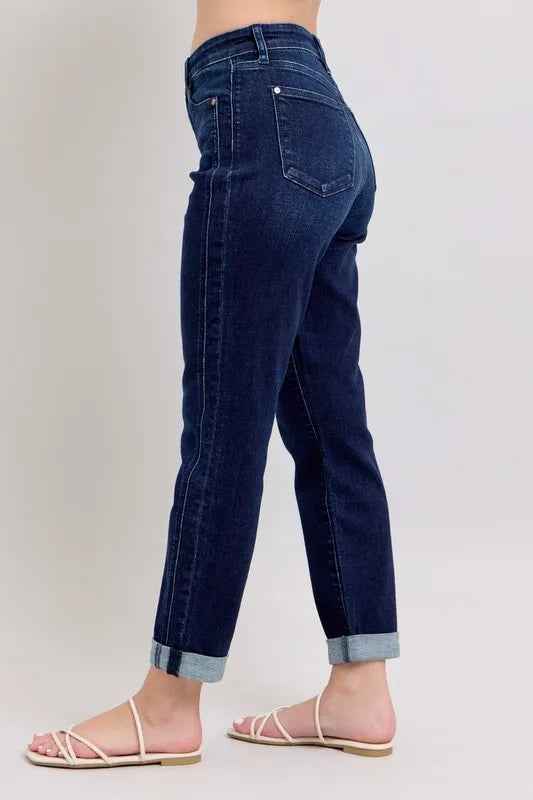 Judy Blue Full Size High Waist Boyfriend Jeans Plus Size - Premium Women / Jeans & Denim from Trendsi - Just $61.99! Shop now at Handbags Specialist Headquarter
