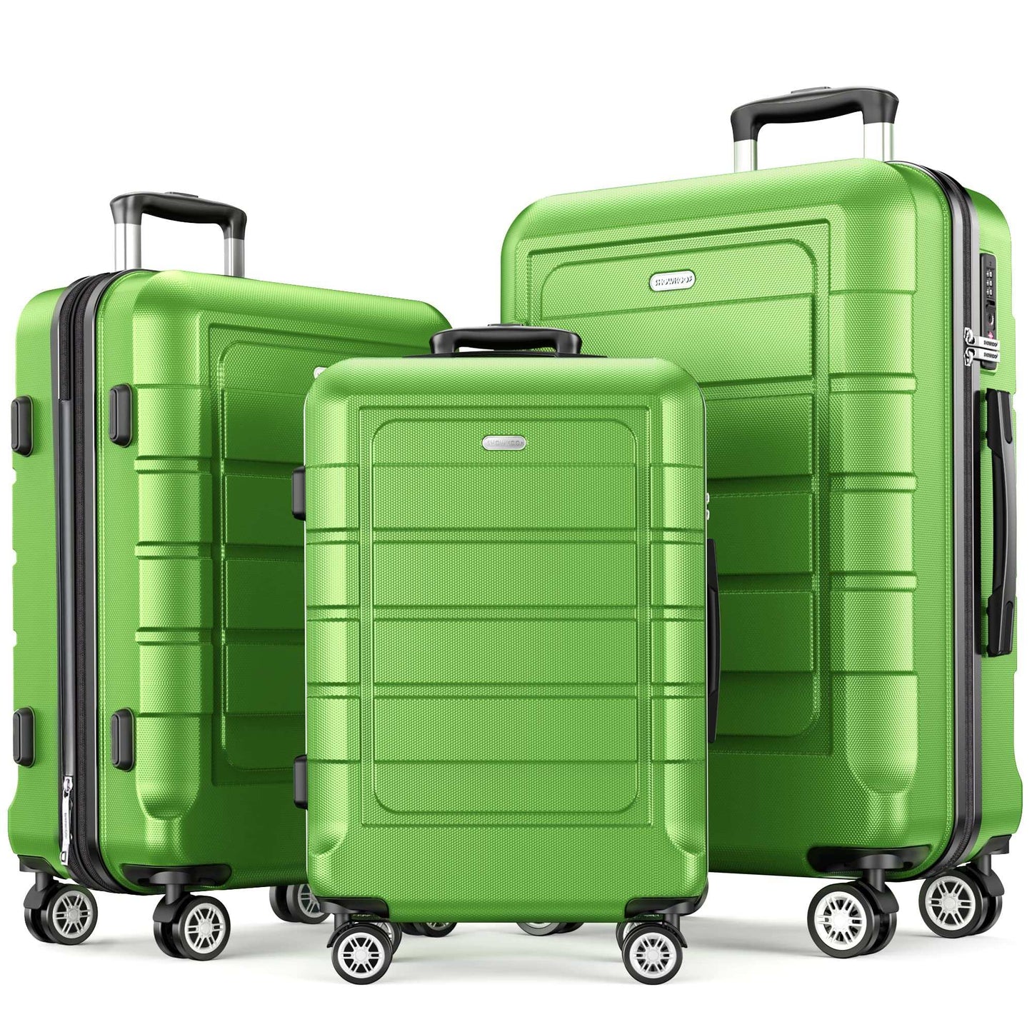 Expandable ShowKoo Suitcase - Durable & TSA Lock