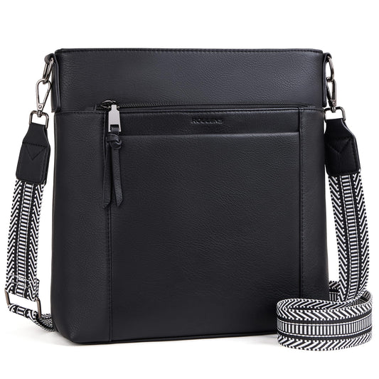 Chic Leather Crossbody with Card Slots for Women