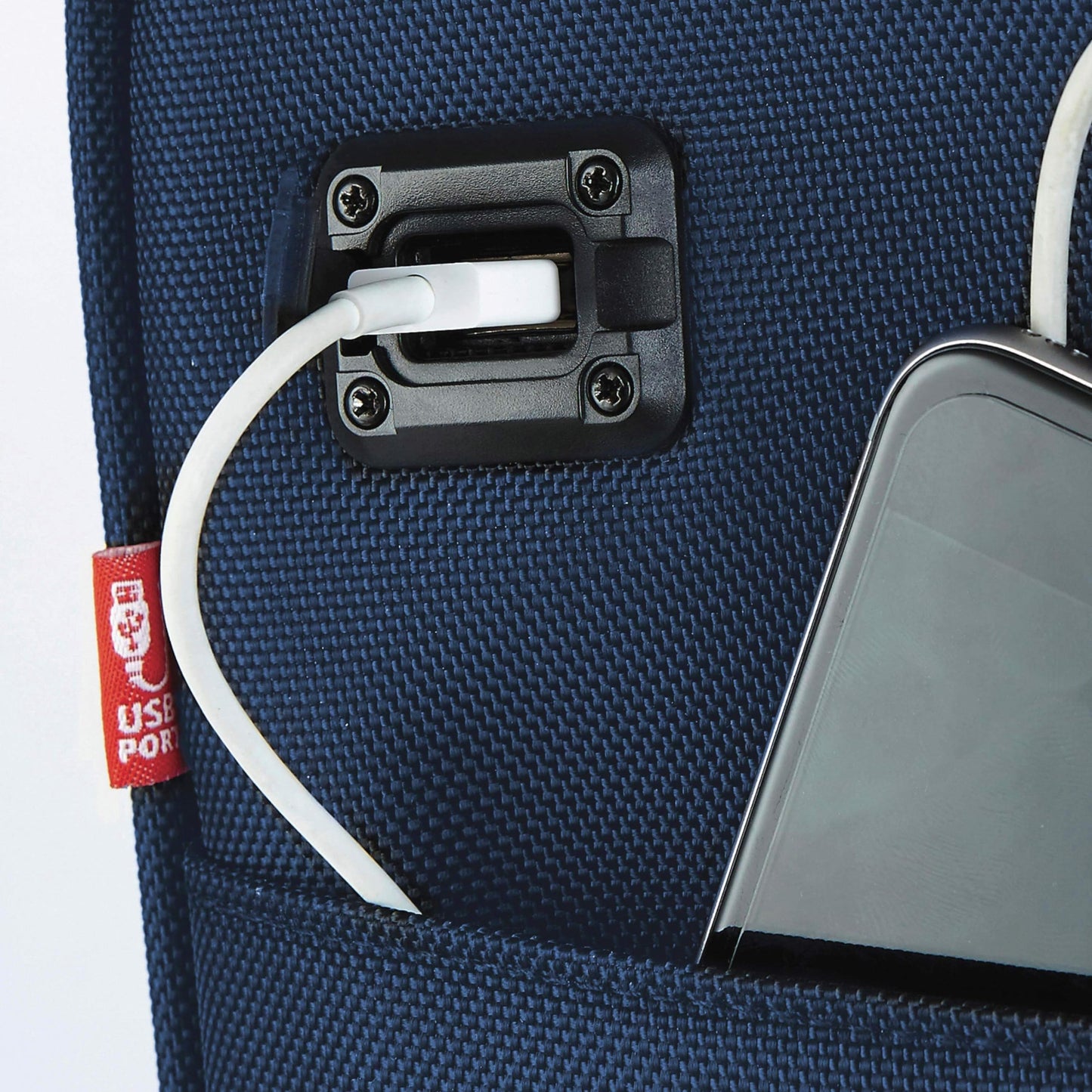 TPRC Smart Purple Underseat Carry-On with USB Port