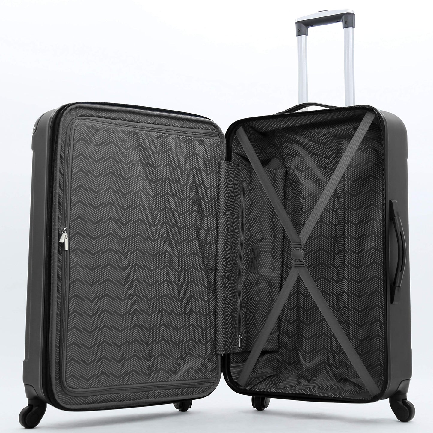 Rose Gold Hardside Luggage Set - 4-Piece Travel Kit