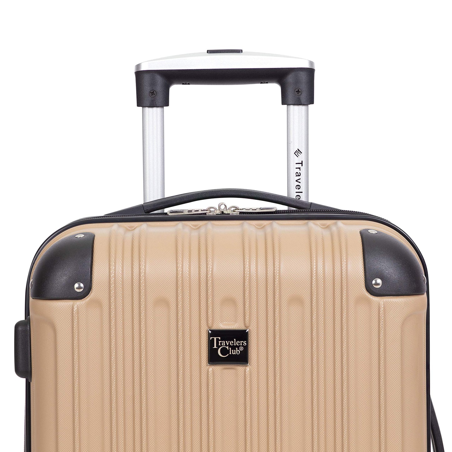 Rose Gold Hardside Luggage Set - 4-Piece Travel Kit