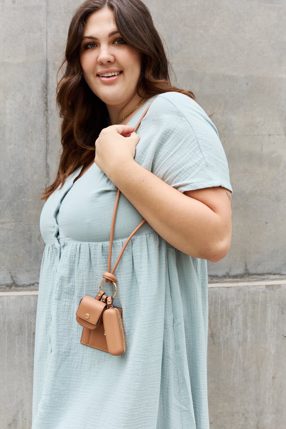 Nicole Lee USA Vegan Leather 3-Piece Lanyard Set - Premium Handbags from Trendsi - Just $59.99! Shop now at Handbags Specialist Headquarter