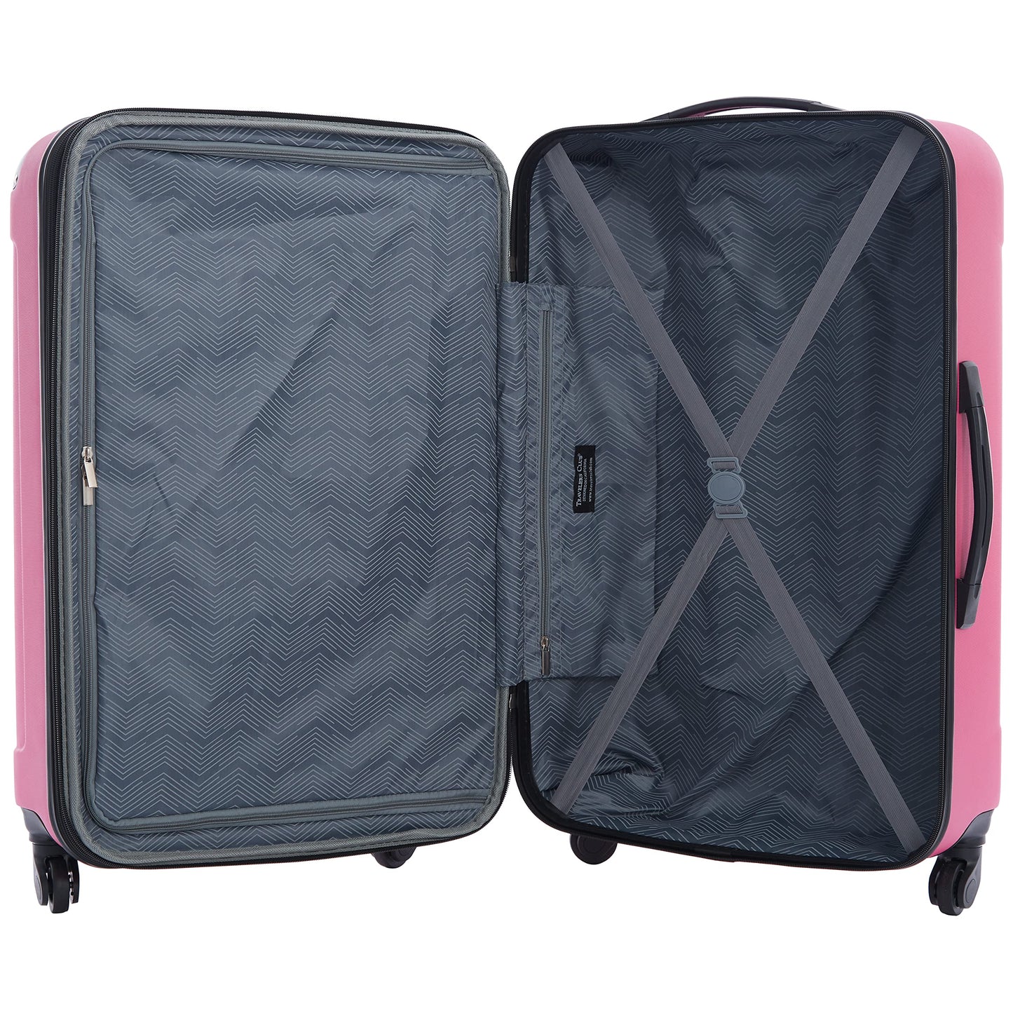 Rose Gold Hardside Luggage Set - 4-Piece Travel Kit
