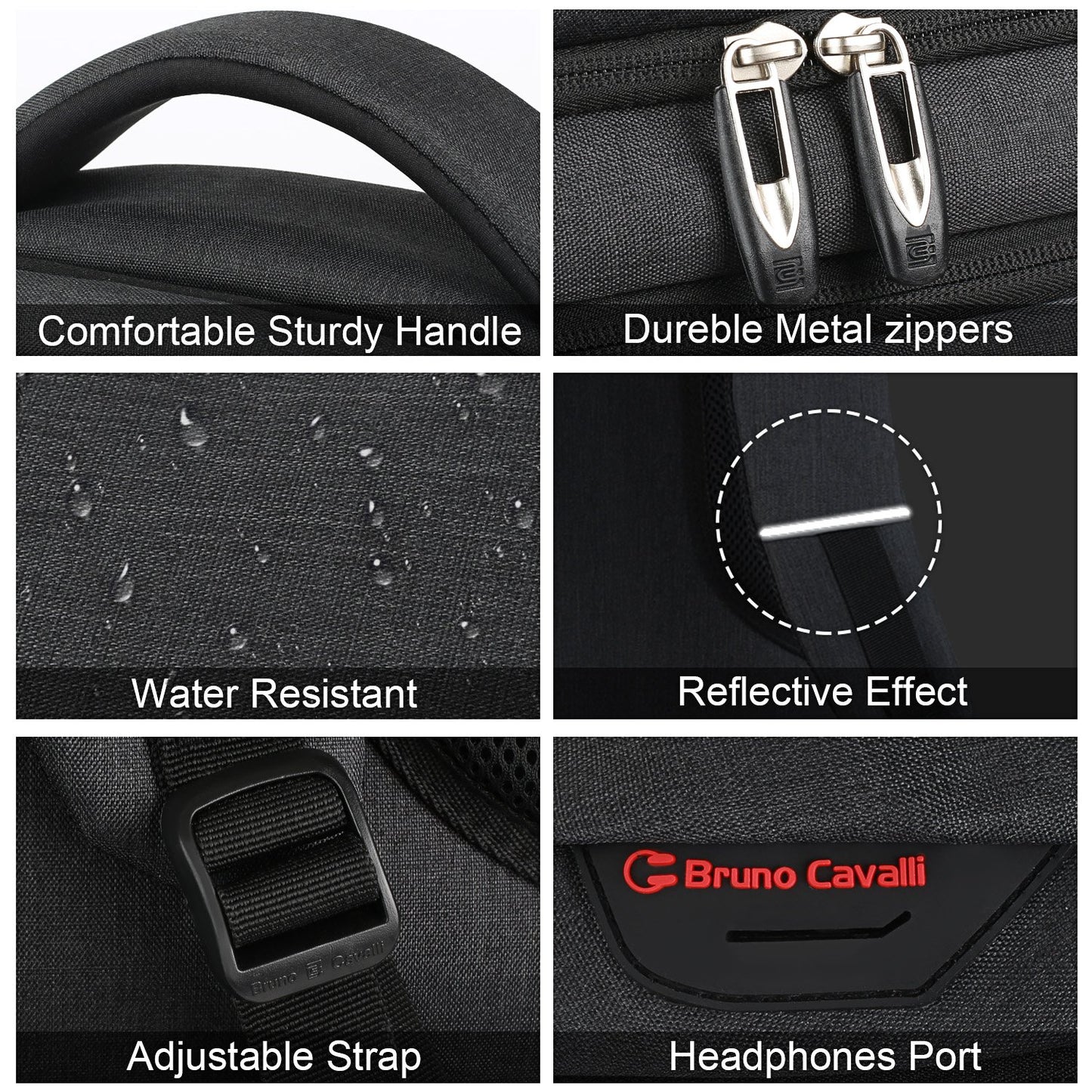 SecureSlim Laptop Backpack with USB & Water Resistance