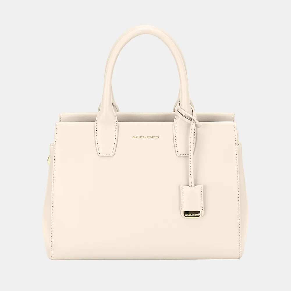 David Jones PU Leather Handbag - Premium Handbags from Trendsi - Just $47.99! Shop now at Handbags Specialist Headquarter