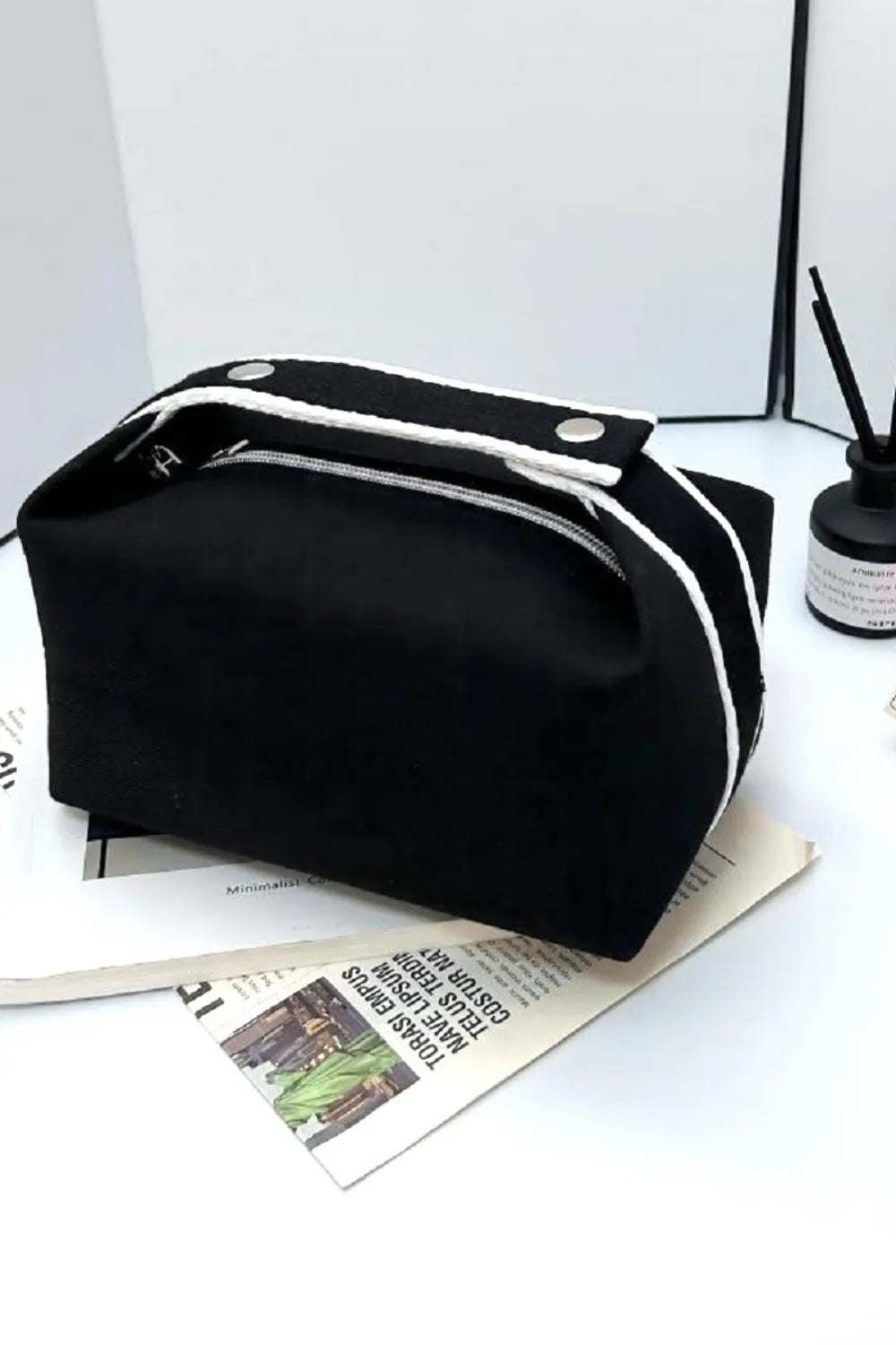 Zenana Waterproof Canvas Travel Cosmetic Bag - Premium travel-bag from Trendsi - Just $29.99! Shop now at Handbags Specialist Headquarter