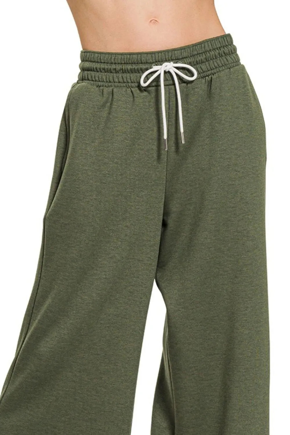 Zenana Scuba Drawstring Pants - Premium Women Pants from Trendsi - Just $26.99! Shop now at Handbags Specialist Headquarter