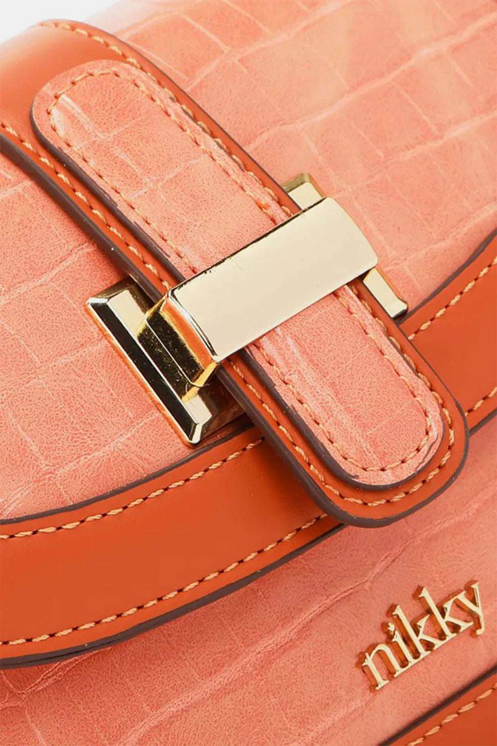 Nicole Lee USA Croc Embossed Crossbody Bag - Premium Crossbody Bag from Trendsi - Just $24.99! Shop now at Handbags Specialist Headquarter