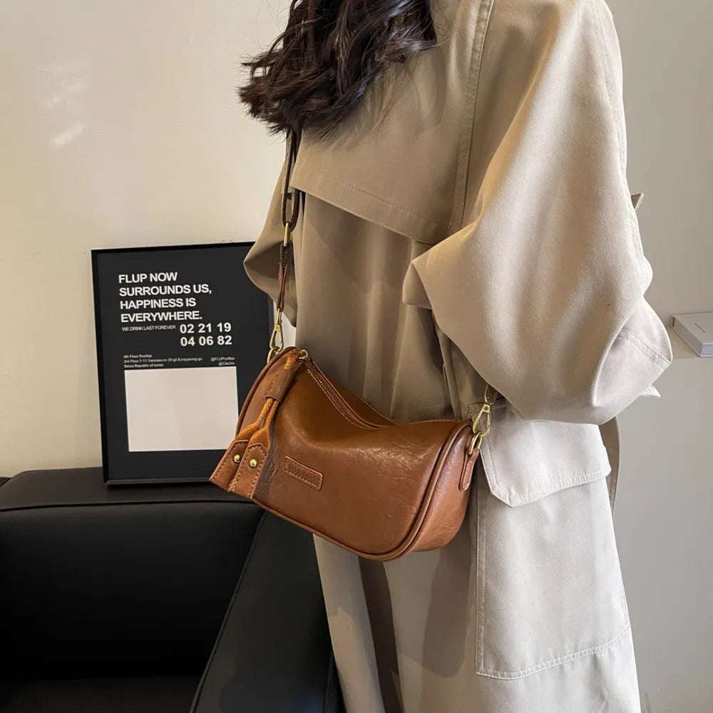 PU Leather Shoulder Bag - Premium Crossbody Bag from Trendsi - Just $27.99! Shop now at Handbags Specialist Headquarter