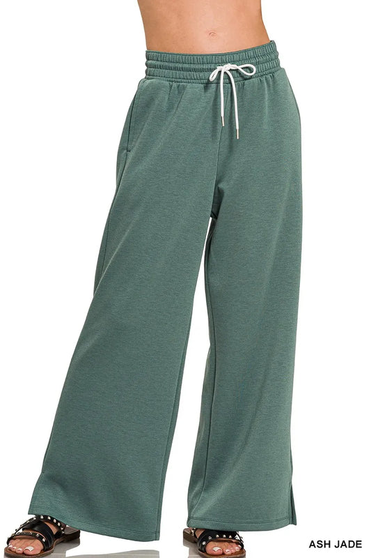 Zenana Scuba Drawstring Pants - Premium Women Pants from Trendsi - Just $26.99! Shop now at Handbags Specialist Headquarter