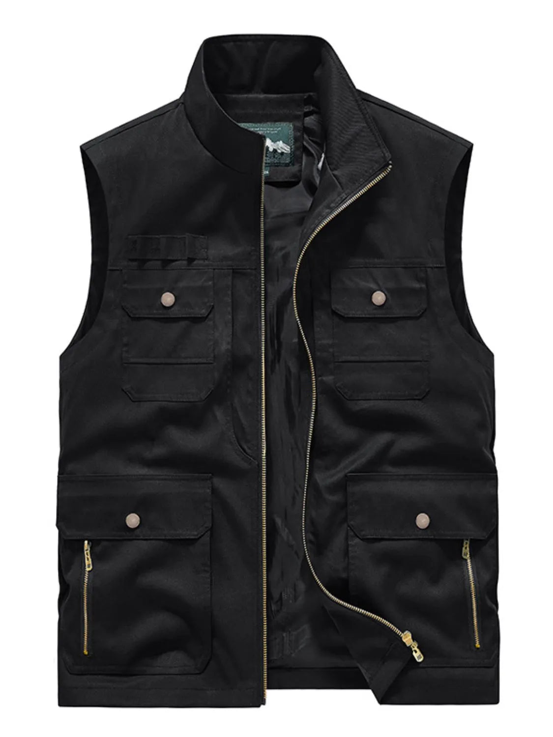 Men's Plus Size Zip Up Vest - Premium from Trendsi - Just $51.64! Shop now at Handbags Specialist Headquarter