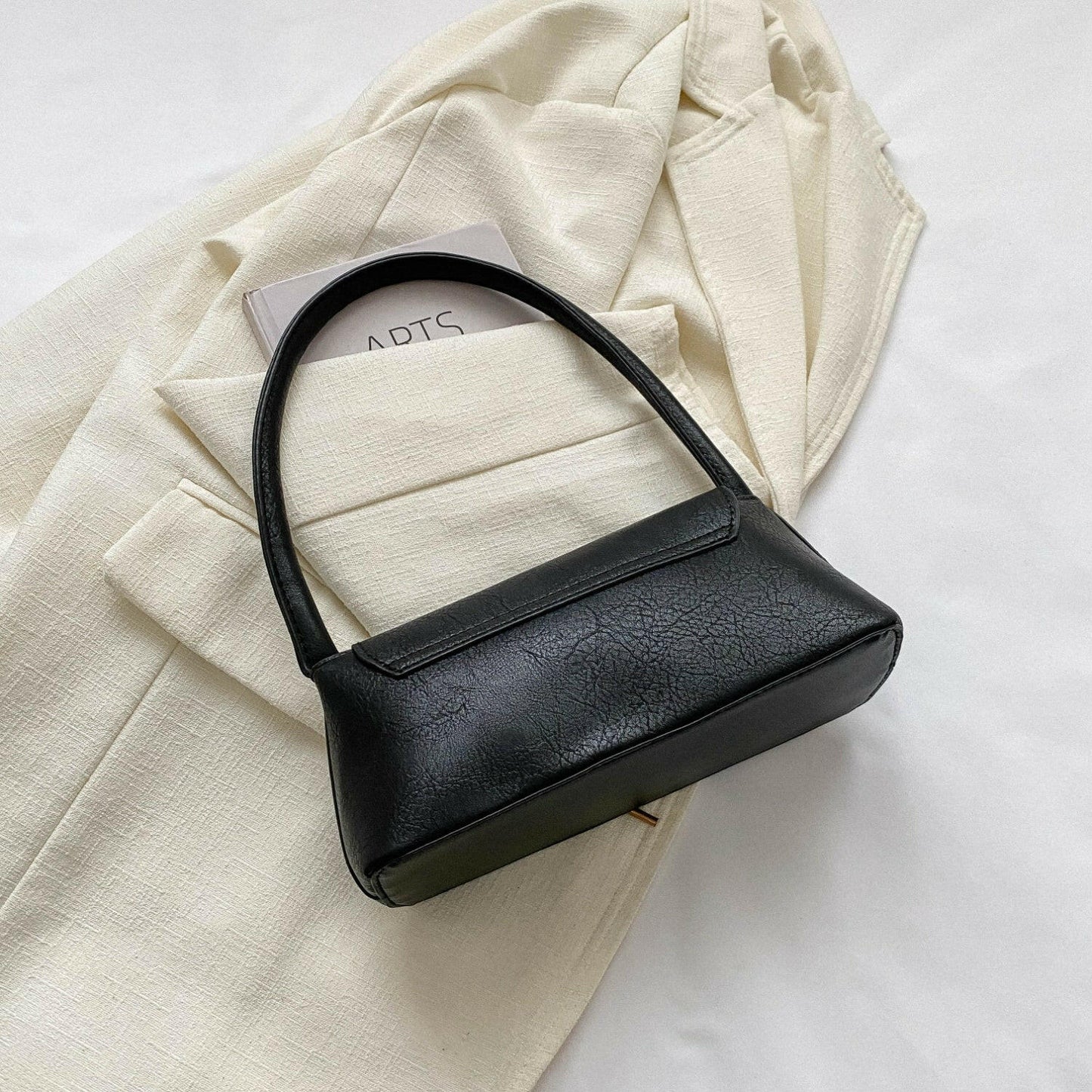 PU Leather Shoulder Bag.