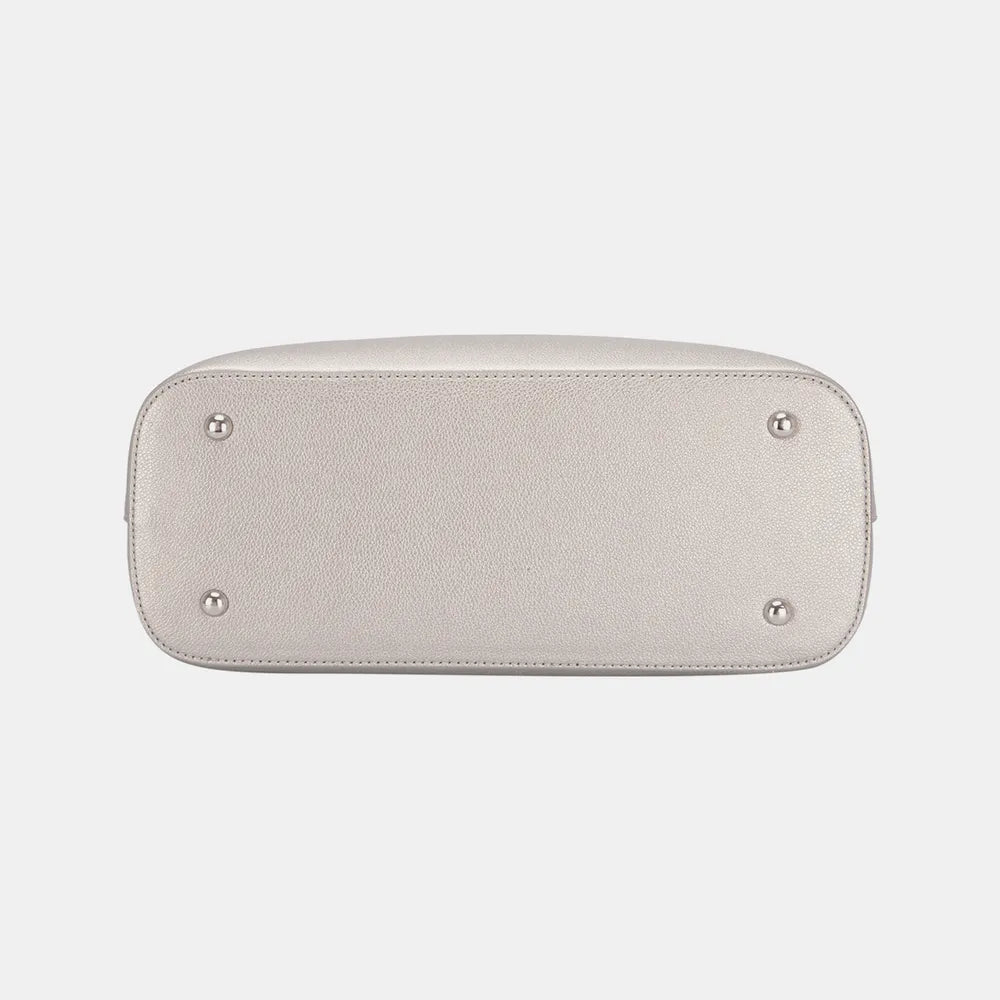 David Jones PU Leather Handbag - Premium Handbags from Trendsi - Just $44.99! Shop now at Handbags Specialist Headquarter
