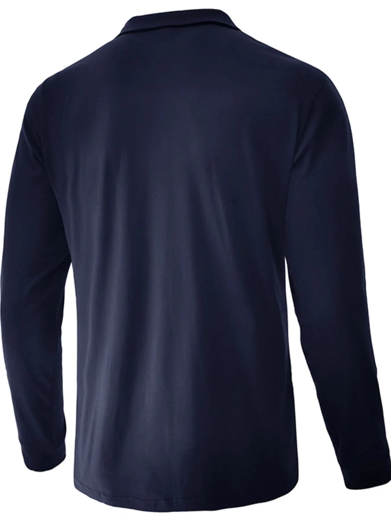 Men's Color Block Long Sleeve Polo Shirt - Premium Men's Polo shirt from Trendsi - Just $39.99! Shop now at Handbags Specialist Headquarter