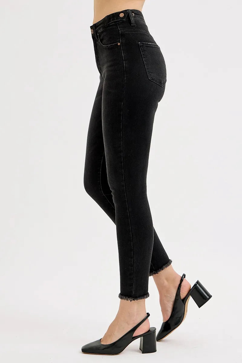RISEN Full Size Tummy Control High Rise Adjustable Waist Skinny Jeans Plus Size - Premium Women / Jeans & Denim from Trendsi - Just $61.99! Shop now at Handbags Specialist Headquarter