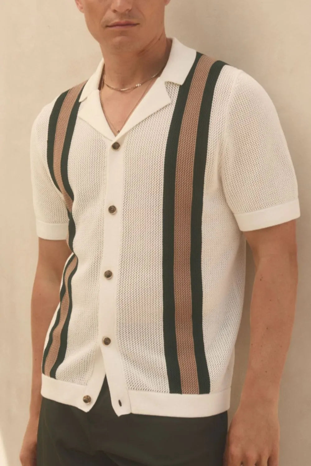 Men's Plus Size Button Down Short Sleeve Shirt - Premium Men's Shirt's from Trendsi - Just $34.74! Shop now at Handbags Specialist Headquarter