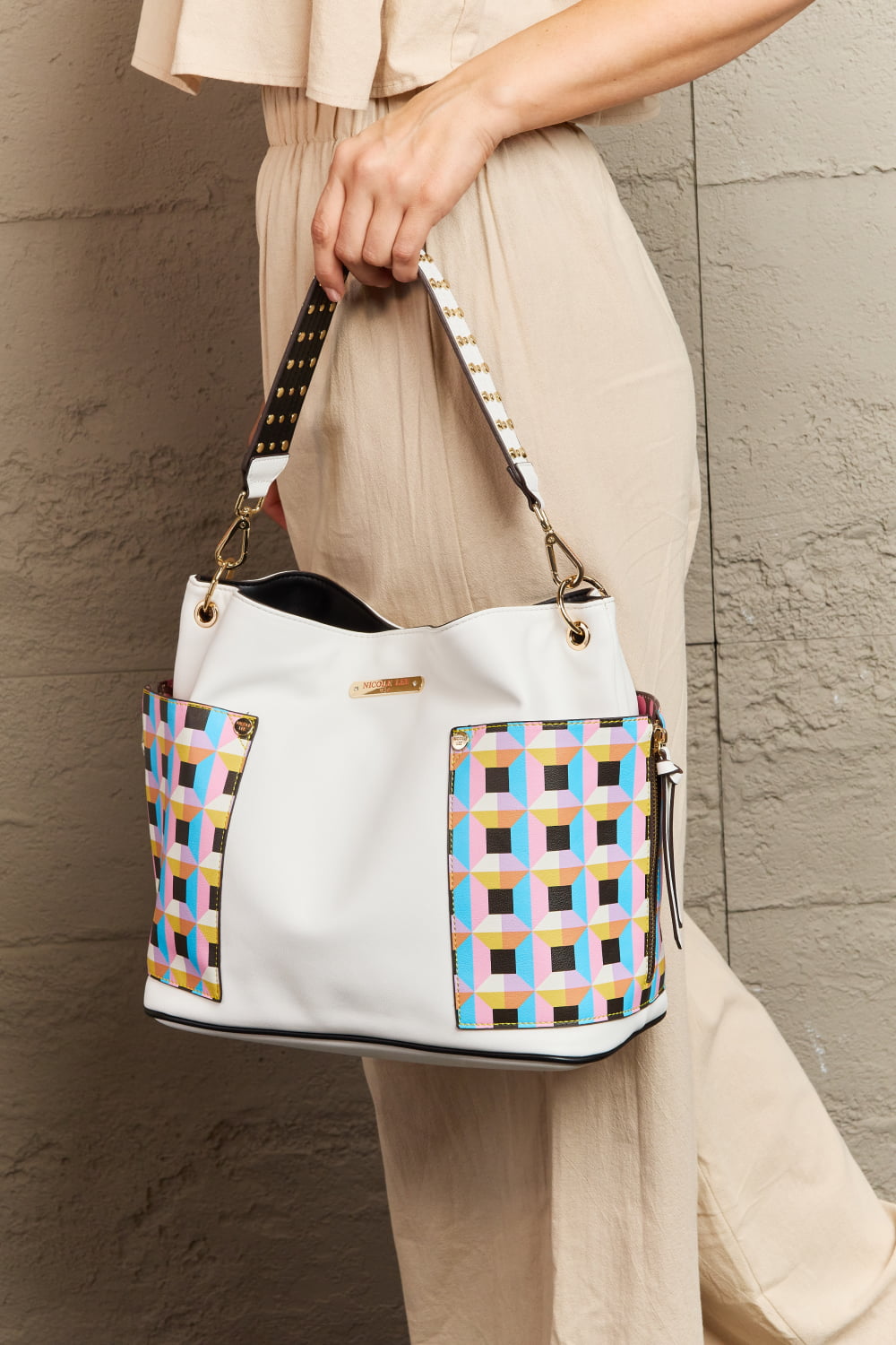 Nicole Lee USA Quihn 3-Piece Handbag Set - Premium Handbags from Trendsi - Just $66.99! Shop now at Handbags Specialist Headquarter