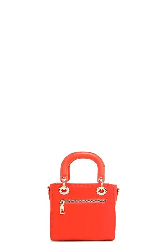 Nicole Lee USA Color Patch Handbag with Top Handle - Premium Tote Bag from Trendsi - Just $73.99! Shop now at Handbags Specialist Headquarter