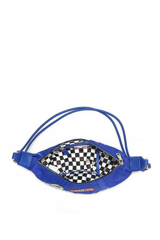 Nicole Lee USA Color Patch Croissant Bag.