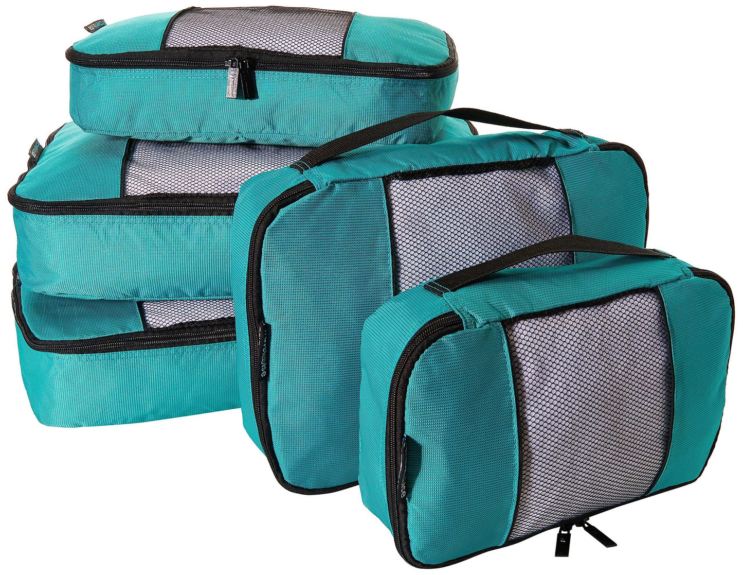 TravelWise Weekender Packing Cube Set - Silver 5-Piece