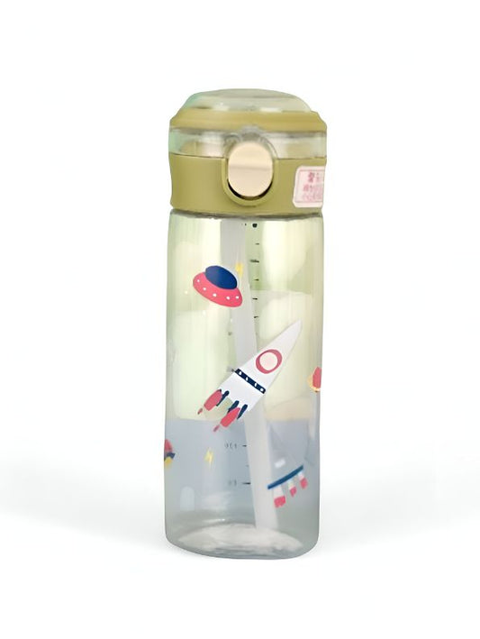 AstroDrip – 560 ml Water Bottle for Kids with Straw | BPA-Free & Non-Toxic | Fun UFO & Rocket Cartoon Print | Leak-Proof School & Travel Bottle for Boys & Girls NOV6328. - Premium Water Bottles from Yoga Gym Dropshipping Store - Just $30.99! Shop now at Handbags Specialist Headquarter