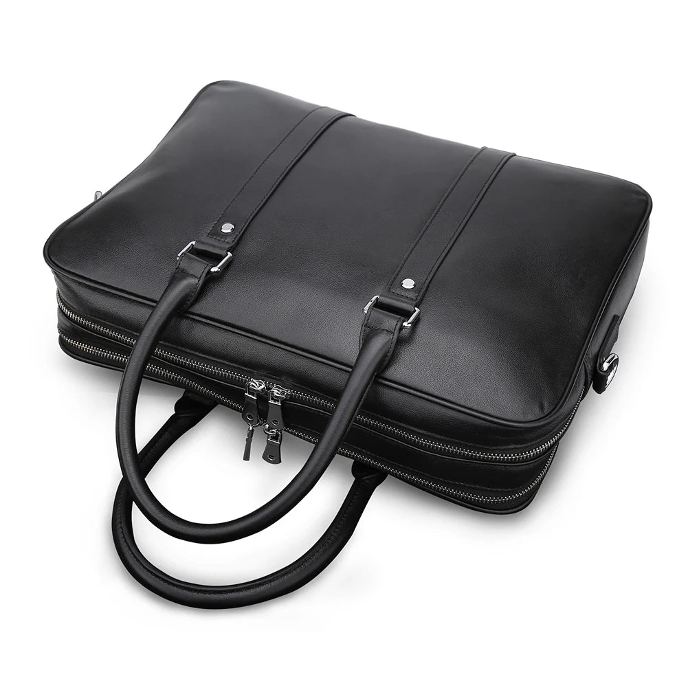 Factory Direct Sale Business Bag Leather Handbag Shoulder Bag Genuine Leather Briefcase Laptop Bag for Men Customization - Premium  from Handbags Specialist Headquarter - Just $121.99! Shop now at Handbags Specialist Headquarter