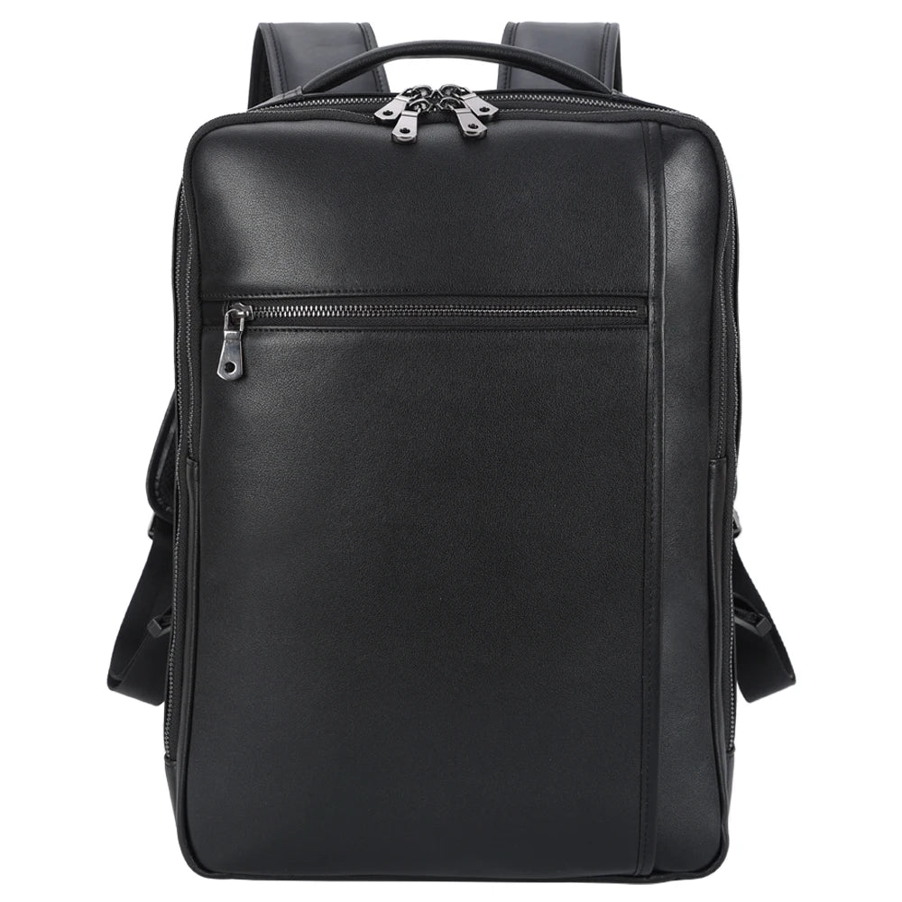 New Design Fashion Business Style Cowhide Computer Backpack Leather Stylish Laptop Bag High Quantity Leather Back Pack - Premium Backpack Bags from Handbags Specialist Headquarter - Just $165.99! Shop now at Handbags Specialist Headquarter