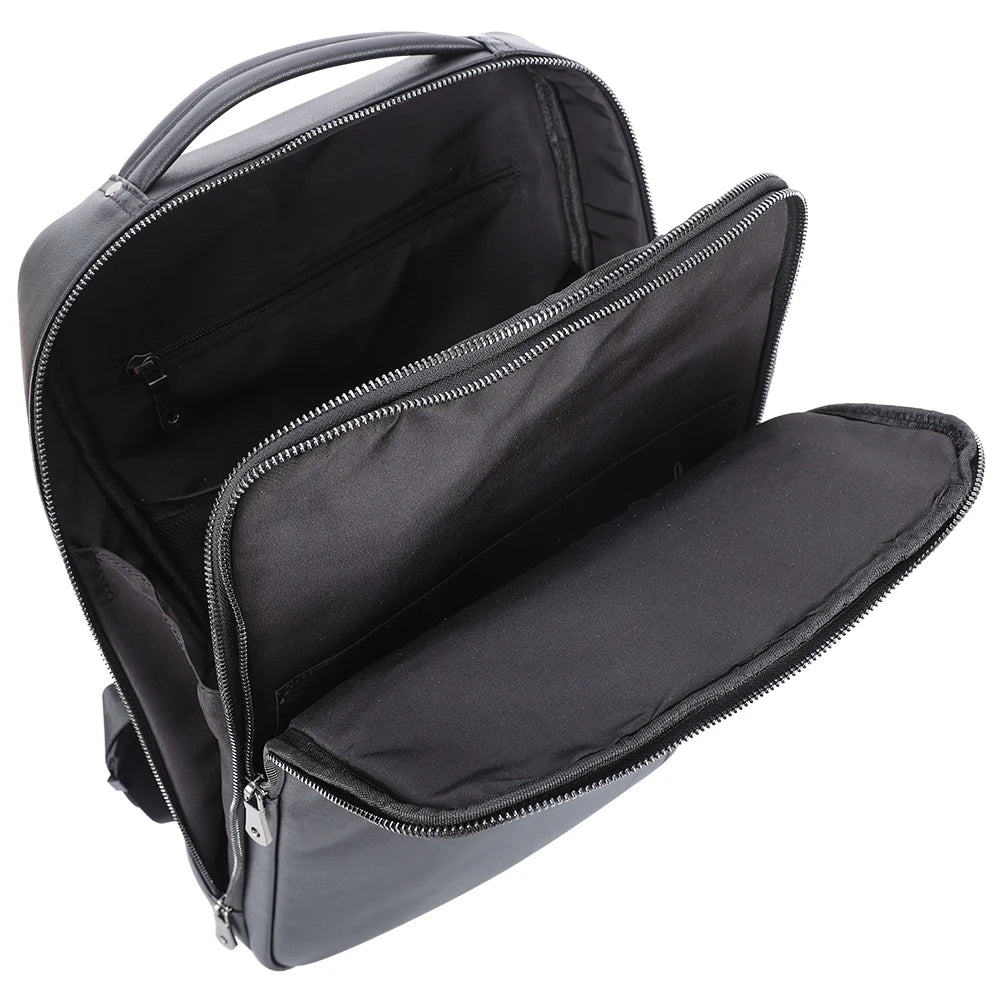 New Design Fashion Business Style Cowhide Computer Backpack Leather Stylish Laptop Bag High Quantity Leather Back Pack - Premium Backpack Bags from Handbags Specialist Headquarter - Just $165.99! Shop now at Handbags Specialist Headquarter