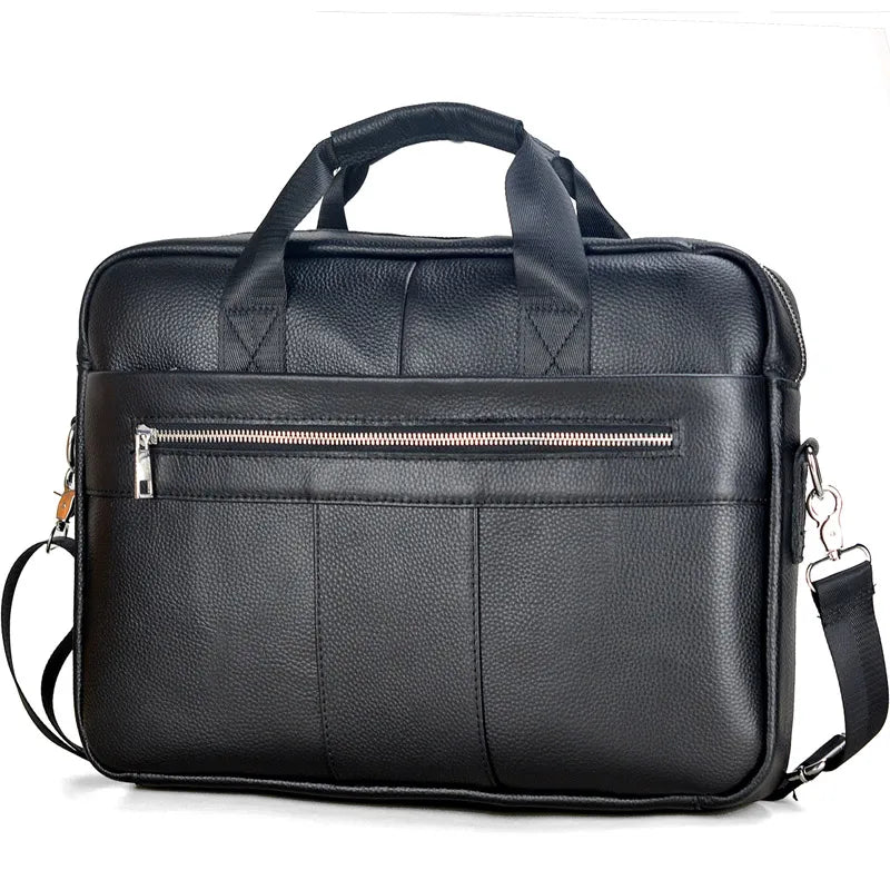 Men Genuine Leather Handbags Casual Leather Laptop Bags Male Business Travel Messenger Bags Men's Crossbody Shoulder Bag - Premium from LACHIOUR Store - Just $169.99! Shop now at Handbags Specialist Headquarter
