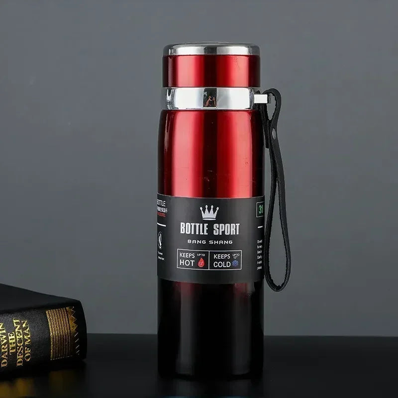 1L Thermal Water Bottle Keep Cold and Hot Water Bottle Thermos for Coffee Tea Vacuum Flasks Stainless Steel Thermos Bottle - Premium Water Bottles from eprolo - Just $23.99! Shop now at Handbags Specialist Headquarter
