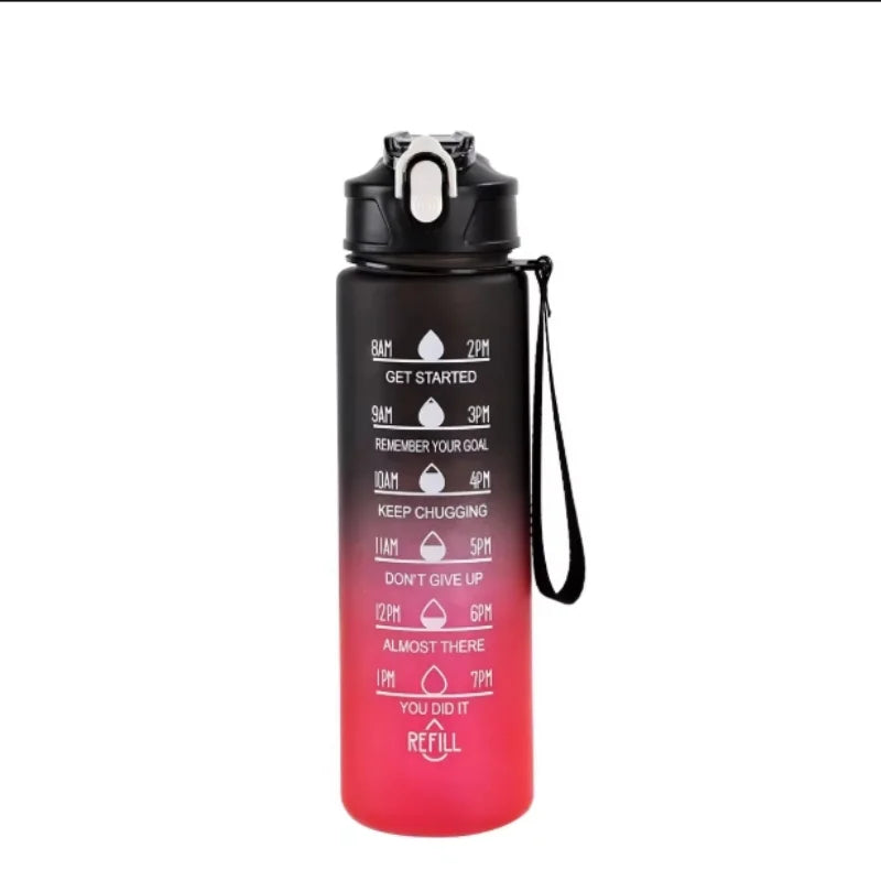 Sports Water Bottle with Time-Tracking Straw Leak Proof Locking Flip Cover for Easy Carry Ideal for Outdoor Adventures - Premium from eprolo - Just $19.99! Shop now at Handbags Specialist Headquarter