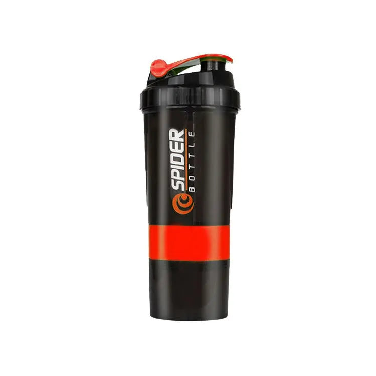 3-Layer Protein Shaker Bottle – Leakproof, BPA-Free, with Powder & Pill Storage for Fitness and Gym - Premium Water Bottles from Stone's Store - Just $20.49! Shop now at Handbags Specialist Headquarter