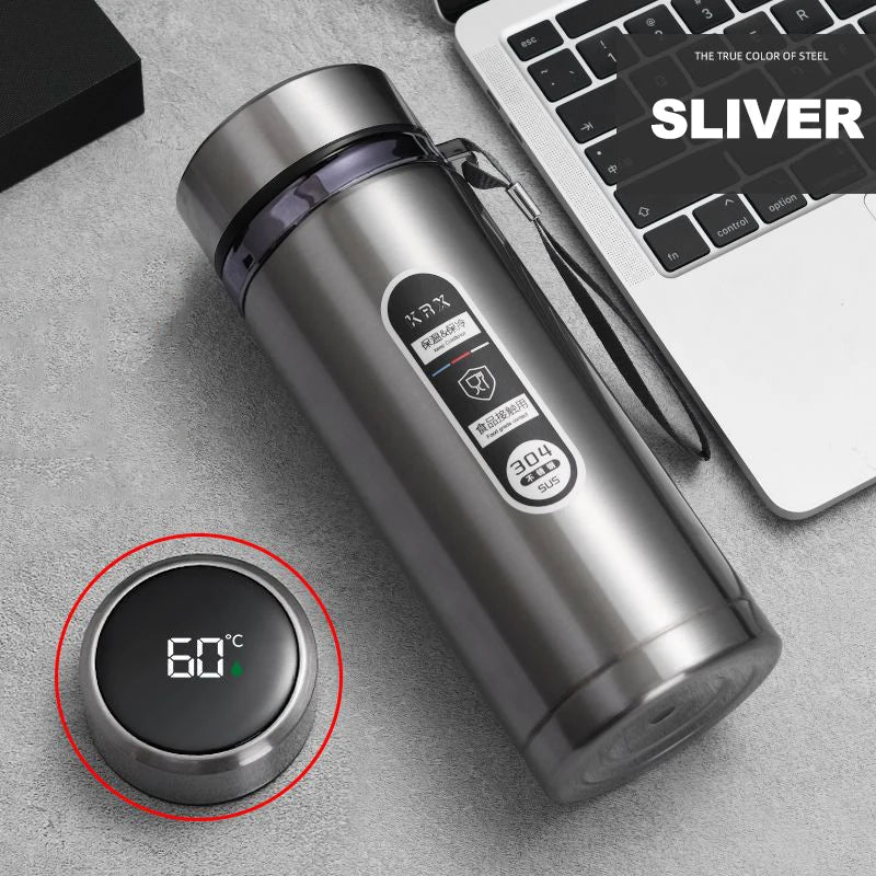 500ml–1L Stainless Steel Thermos Bottle – LED Temperature Display Vacuum Flask - Premium Water Bottles from Shop1104693174 Store - Just $23.99! Shop now at Handbags Specialist Headquarter