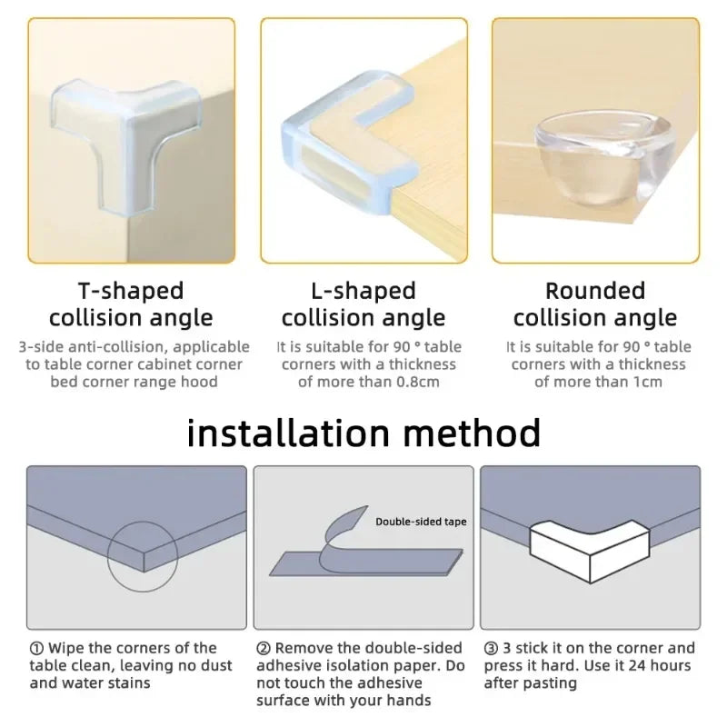 Baby Safety Silicone Corner Protector Transparent Edge Guard - Premium from Stone's Store - Just $7.07! Shop now at Handbags Specialist Headquarter