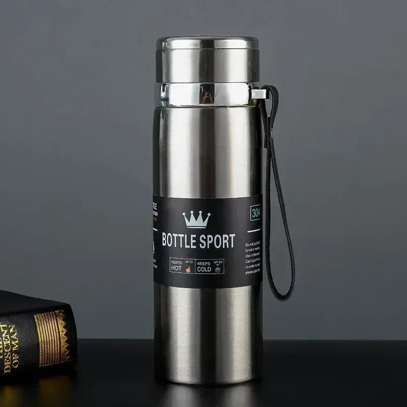 1L Thermal Water Bottle Keep Cold and Hot Water Bottle Thermos for Coffee Tea Vacuum Flasks Stainless Steel Thermos Bottle - Premium Water Bottles from eprolo - Just $23.99! Shop now at Handbags Specialist Headquarter