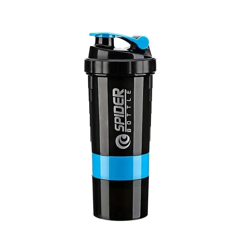 3-Layer Protein Shaker Bottle – Leakproof, BPA-Free, with Powder & Pill Storage for Fitness and Gym - Premium Water Bottles from Stone's Store - Just $20.49! Shop now at Handbags Specialist Headquarter