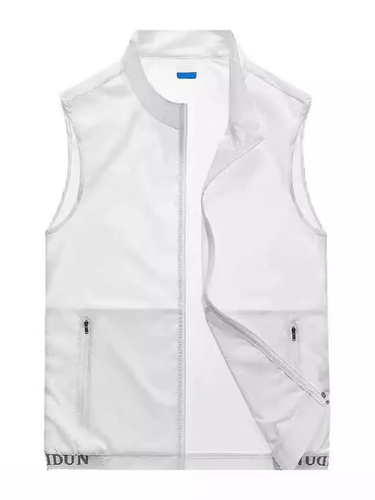 Men's Plus Size Zip Up Vest - Premium Men's Zip Up Vest from Trendsi - Just $56.28! Shop now at Handbags Specialist Headquarter