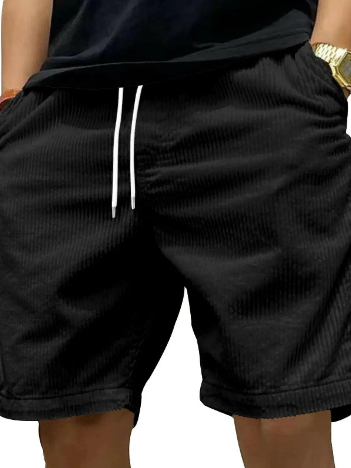 Men's Drawstring Shorts with Pockets.
