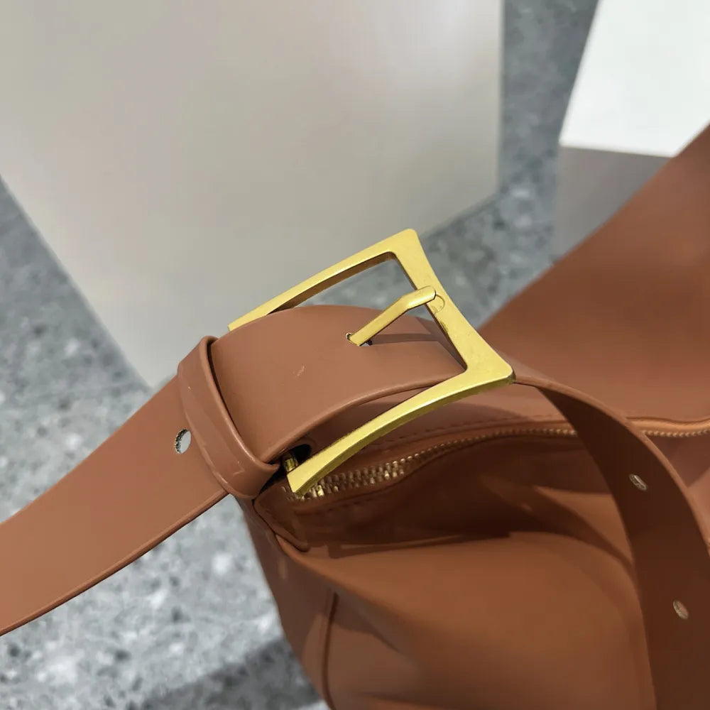 Adjustable Strap PU Leather Handbag - Premium Tote Bag from Trendsi - Just $39.99! Shop now at Handbags Specialist Headquarter