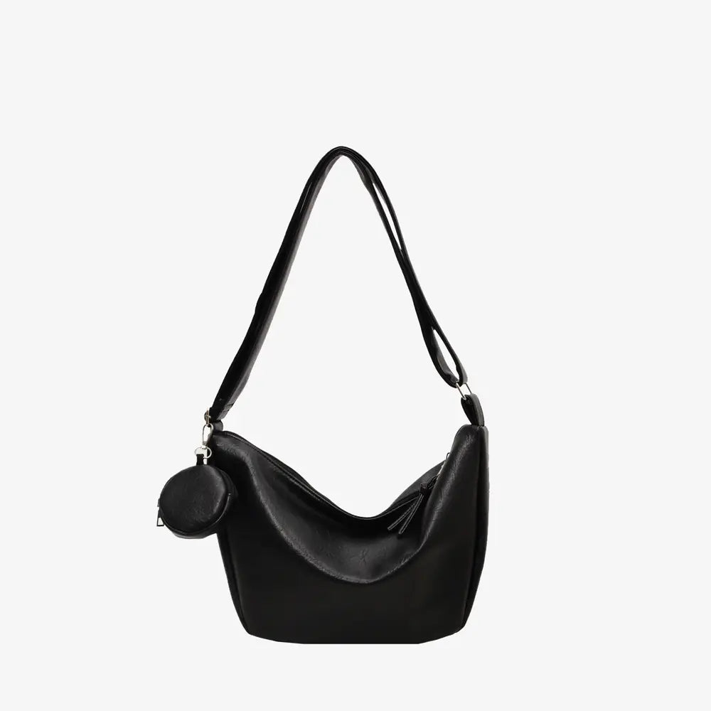 PU Leather Crossbody Bag with Small Purse - Premium handbags from Trendsi - Just $28.99! Shop now at Handbags Specialist Headquarter