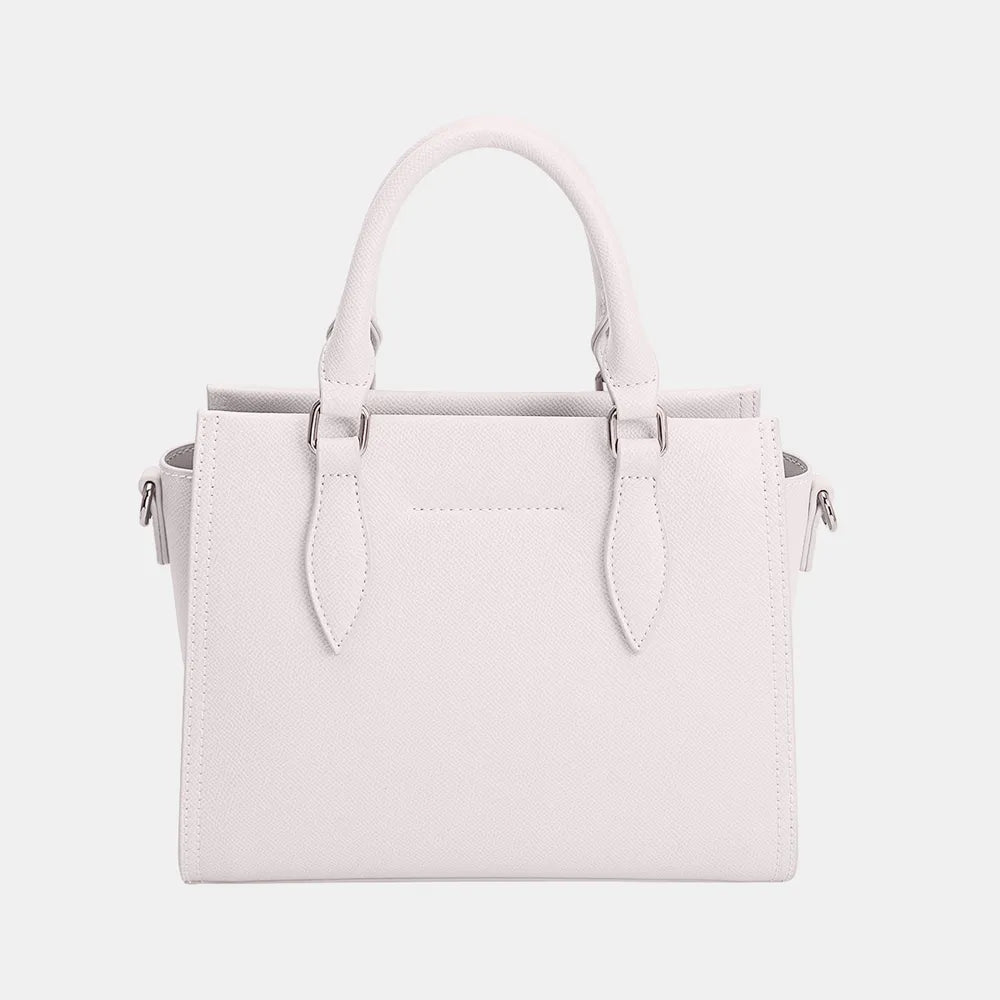 David Jones PU Leather Handbag - Premium Tote Bag from Trendsi - Just $44.99! Shop now at Handbags Specialist Headquarter