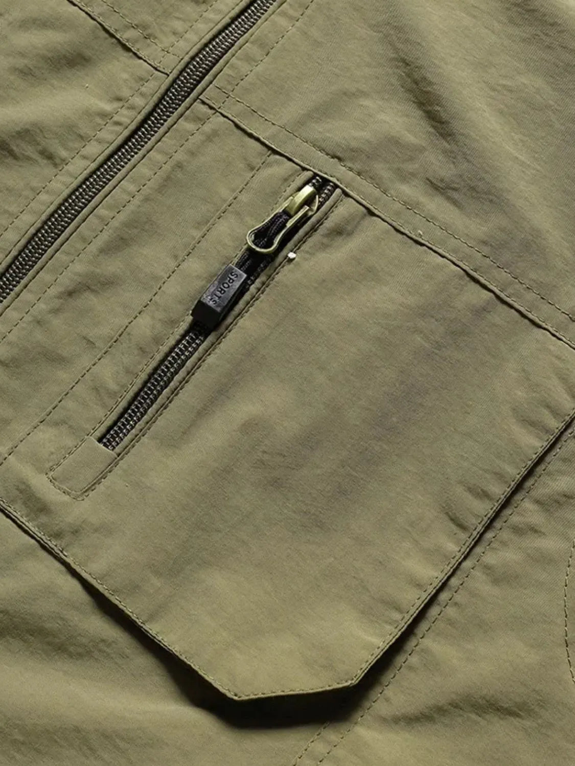 Men's Plus Size Zip Up Vest - Premium Men's Zip Up Vest from Trendsi - Just $66.60! Shop now at Handbags Specialist Headquarter