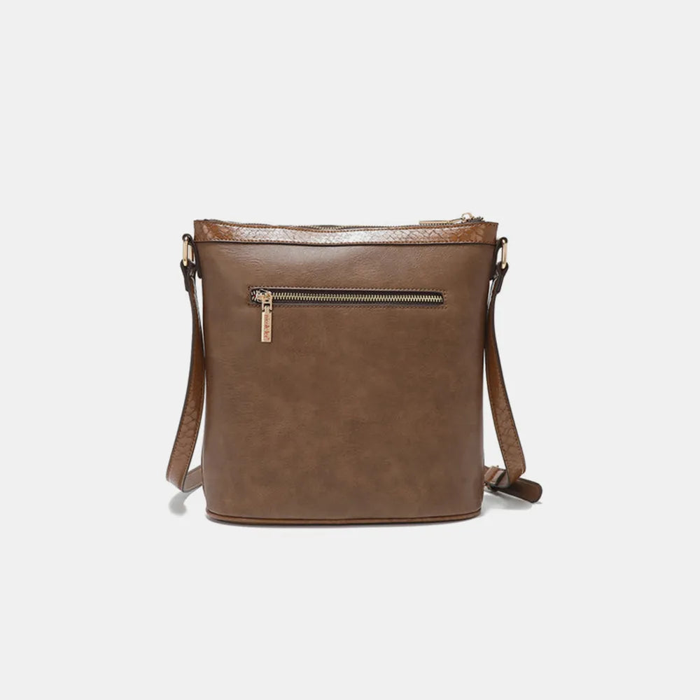 Nicole Lee USA Metallic Stitching Embroidery Inlaid Rhinestone Crossbody Bag - Premium Wallet from Trendsi - Just $58.99! Shop now at Handbags Specialist Headquarter