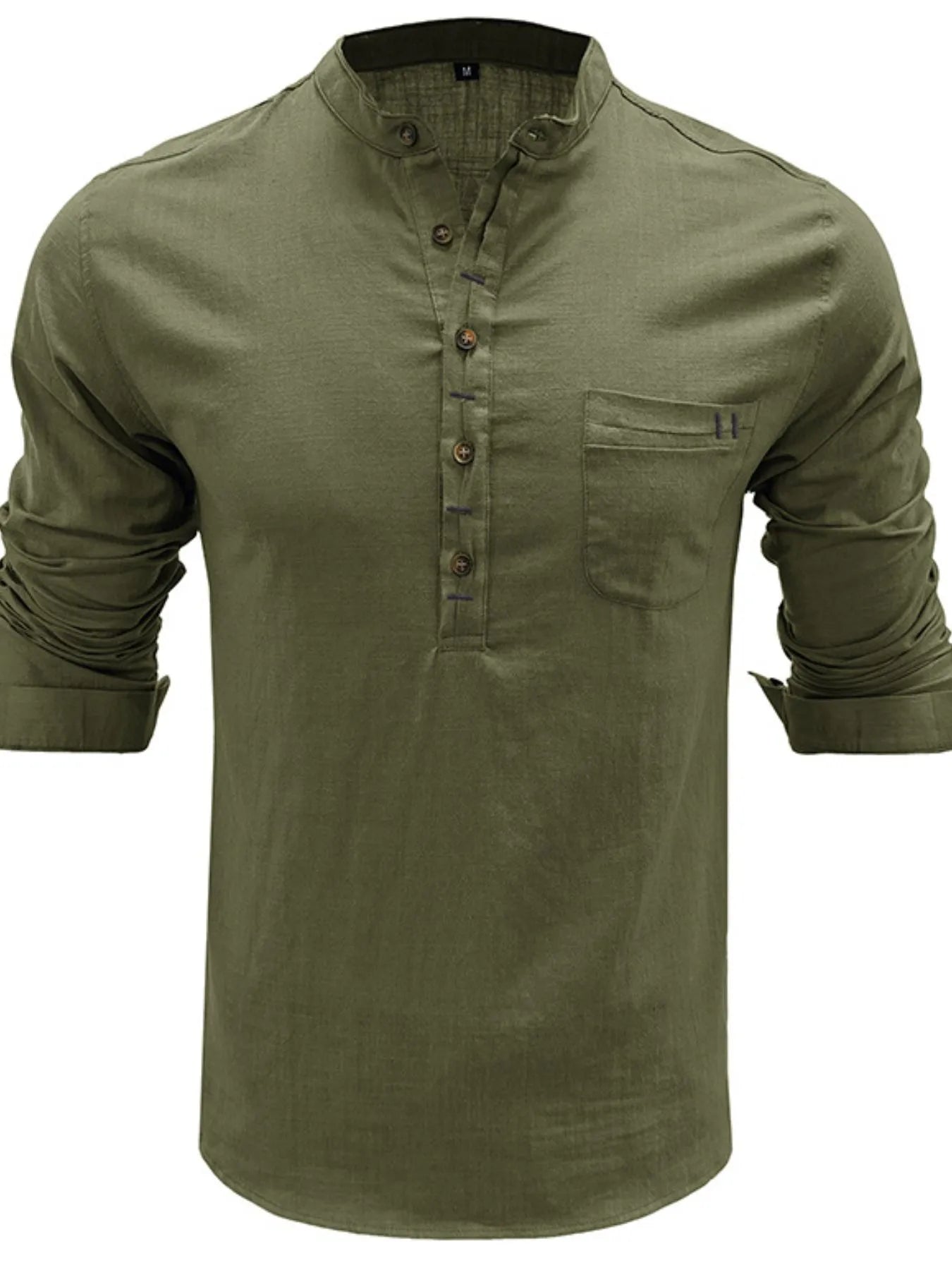 Men's Basic style Button Detail Polo - Premium Men's Polo shirt from Trendsi - Just $41.99! Shop now at Handbags Specialist Headquarter