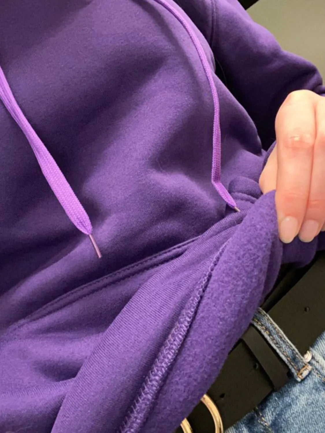 Men's Full Size Drawstring Long Sleeve Hoodie Plus Size - Premium Men's Sweatshirts from Trendsi - Just $20.66! Shop now at Handbags Specialist Headquarter