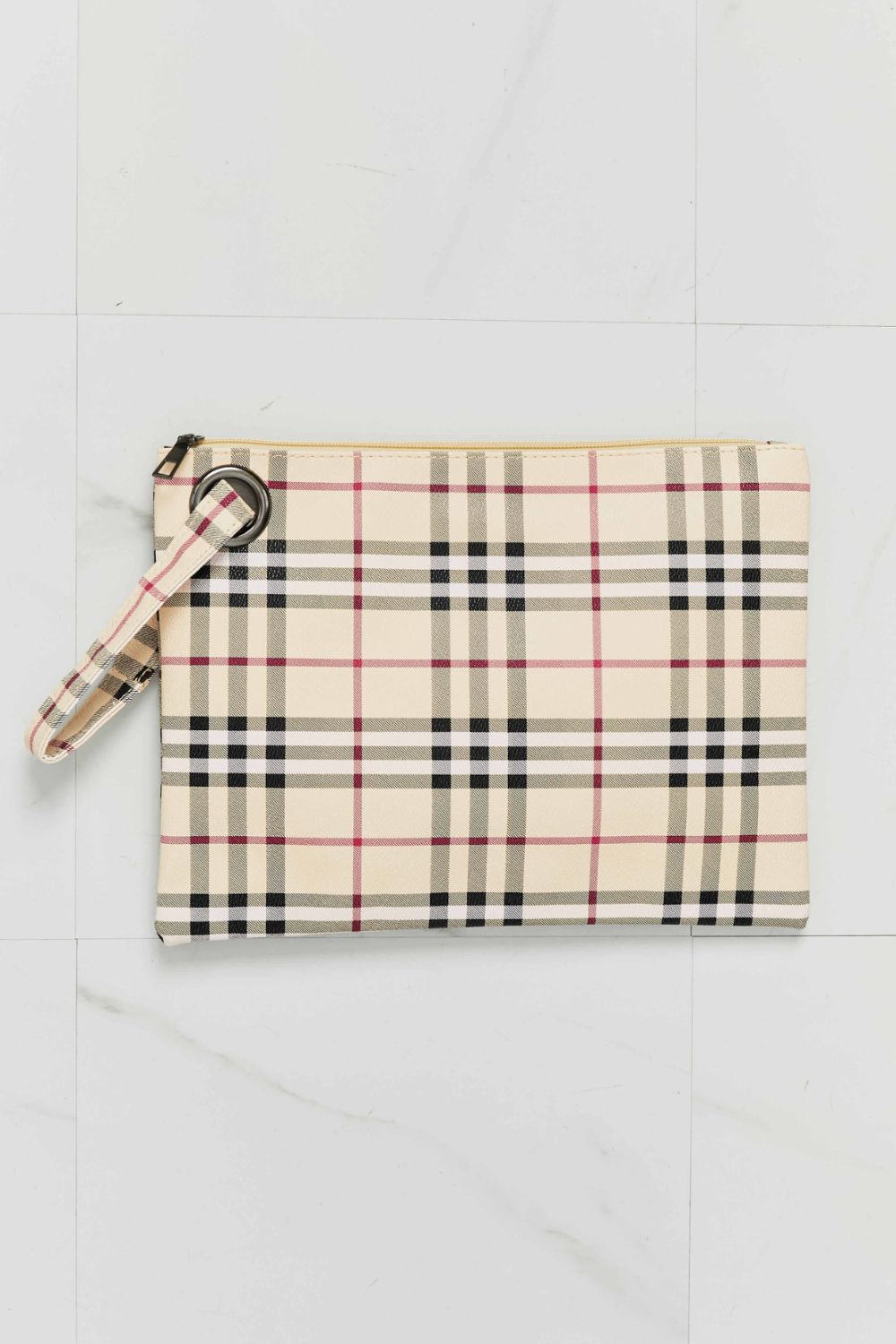 Carry Your Love Plaid Wristlet - Premium Handbags from Trendsi - Just $19.99! Shop now at Handbags Specialist Headquarter